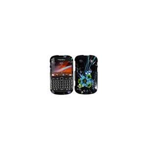 Blackberry Bold Touch 9900 9930 Night Flower Cell Phone Snap on Cover 