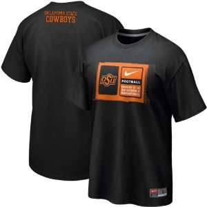 Nike Oklahoma State Cowboys 2011 Team Issue T shirt   Black (XX Large 