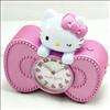   alarm clock. The ribbon design clock vivid style clock with Hello