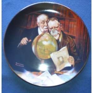  Norman Rockwell Newfound Worlds Plate