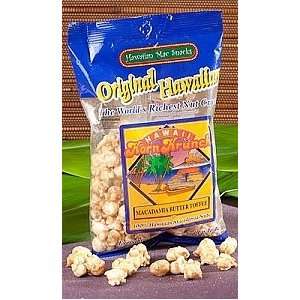 Hawaiian Mac. Nut Popcorn Krunch Butter Toffee 5 oz. Bag  