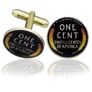  Wheat Cent Coin Cuff Links CLC CL640 Jewelry