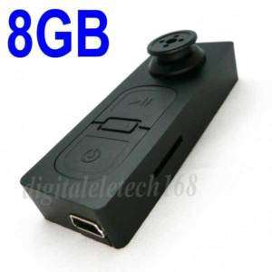 8GB Button Voice recorder Spy DV Camera Video PC NEW A  