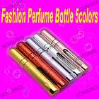 Travel Empty Scent Bottle Refillable Small Atomizer Spray Gift 5Colors 