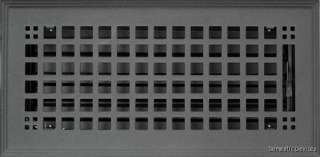 Mission Style Steel Air Registers 6 Finishes   6 Sizes  