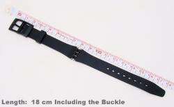   mm Ladies Black Swatch Replacement Band/Strap/ Worldwide