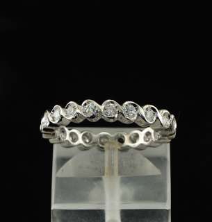 18KT FINEST DIAMOND FULL ETERNITY RING   FREE S/H  