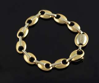 BARAKA BRACELET 18K yellow gold white gold links bracelet  