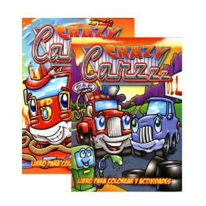  CRAZY CARZZZ Libro Para Colorear Y Actividades Case Pack 