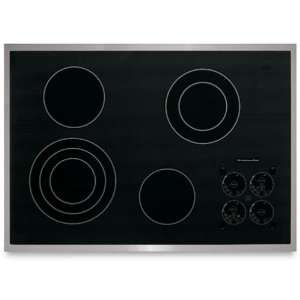   Aid 30 In. Stainless Steel Electric Cooktop   KECC508RPS Appliances