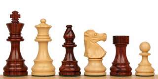 French Lardy Staunton Chess Set Rosewood 2.75 King  