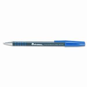  Universal Comfort Grip Ballpoint Stick Pen, Blue Ink 