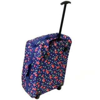 Ryanair Easyjet Cabin Approved Carry On Hand Luggage Cherry Suitcase 