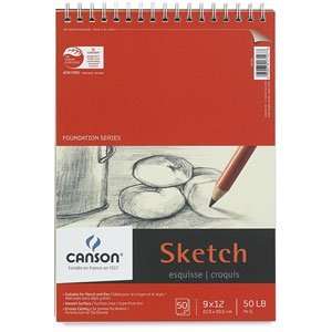  Canson Foundation Series Pads   18 times; 24, Sketch Pad 