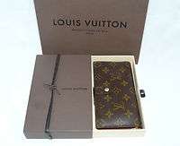 Authentic Louis Vuitton Monogram Large Zipper French Wallet Kiss Snap 
