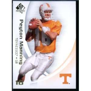   Peyton Manning   Volunteers (Indianapolis Colts) NFL Football Trading