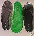 Vintage womens Jelly Flip Flops by SANDAK black sz 6