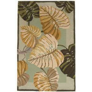  Philodendron Tropical Area Rug
