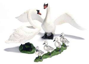 NEW* SCHLEICH White Swan Family Set 13657 13656 13614  