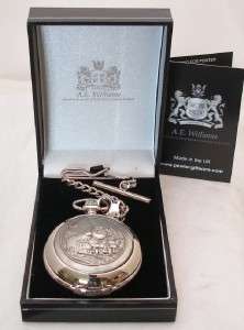 Flying Scotsman Steam Train Pocket Watch, British Made  