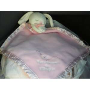  Plush Bunny, Pink Baby Girl Security Blanket, Thanks 
