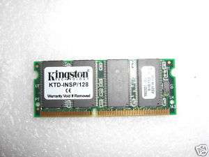 Kingston KTD  INSP/128 128MB PC66 SDRAM SODIMM 144 Pin  