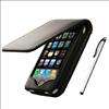   Holder Charger Film Leather Case Stylus Armband For iPhone 4 4S  