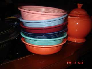   Fiestaware China Collection Homer Laughlin pitcher, plates, cups