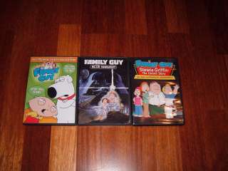 Family Guy Trilogy 3 DVD Set Lot Collection Blue Harvest Trap Freakin 