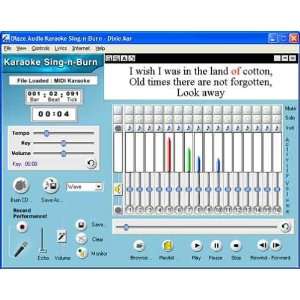 Karaoke Sing n Burn the Perfect Practice Accompanist Controls Speed 