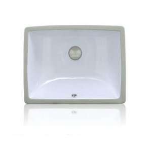  Lenova Porcelain Square Undermount Bathroom Sink PU 01 W 