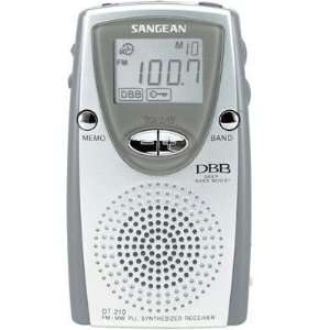  New Sangean DT 210 Portable Radio Digital Tuner 30 Presets 