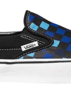   On Checkerboard Black Blue Skateboarding Skate Shoes New 13  