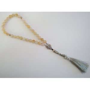 Gemstone Prayer Beads Worry Beads Traditional 33 X 8mm Beautiful Vein 