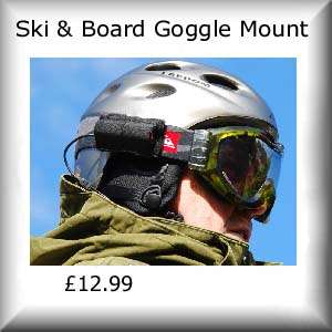 SC HD720 Pro Helmet Camera kit Ski Snowboard with 3 batts, 8GB SD 