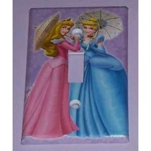  Disney Princess Aurora & Cinderella Switchplate Cover 