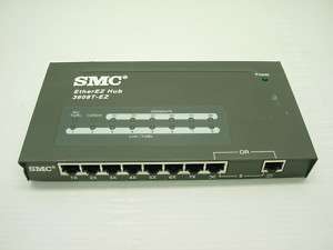 SMC SMC3608T EZ EtherEZ Hub 8T 10 Base T Ethernet Hub  