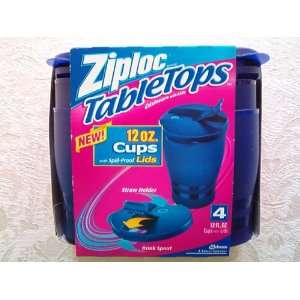    Ziploc TableTops 4 Cups with Spill Proof Lids