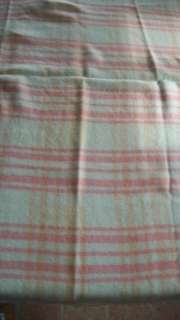   Peach Melba Wool Blanket Winter Rug Bed Spread Sofa Throw  