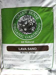 Lava Sand Organic soil conditioner amendment 40 lbs  
