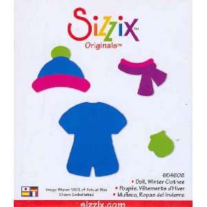  Sizzix Originals DOLL CLOTHES WINTER Die RED