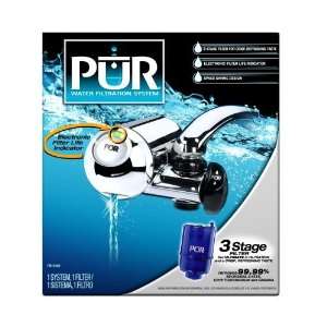  PUR 3 Stage Faucet Mount   Horizontal (Chrome)