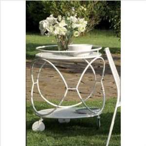   Vera Trolley with Wheels Finish *Quick Ship   White 