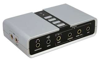 USB Multi Channel Sound Converter With 5.1 7.1 Channel Surround Sound
