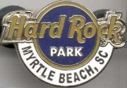 hard rock park myrtle beach s c hrp logo pin from the now closed hard 