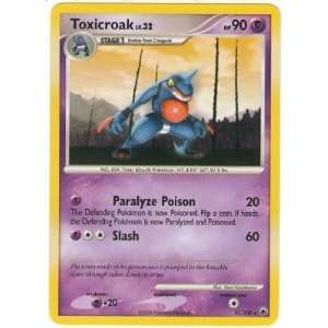  Toxicroak RARE #031   Pokemon DP5 Majestic Dawn Toys 