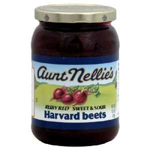   Aunt Nellies Ruby Red Sweet and Sour Harvard Beet Vegetables 15.5 Oz