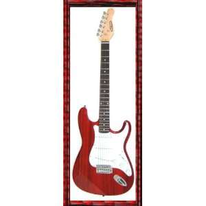  Professional Rockin Red Electric Guitar Musical 