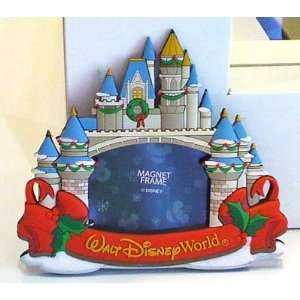 Magic Kingdom Cinderella Castle Refrigerator Magnet Photo Frame (Walt 