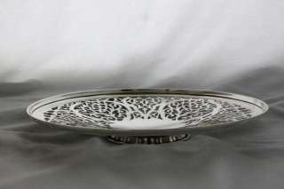 1913 Gorham Sterling Silver Cake Tray Plate Footed  